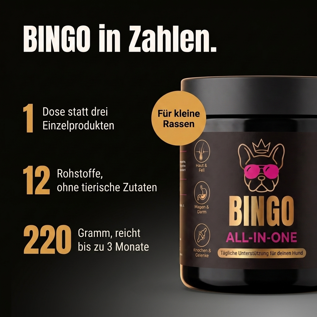 All-in-One Pulver für kleine Hunderassen